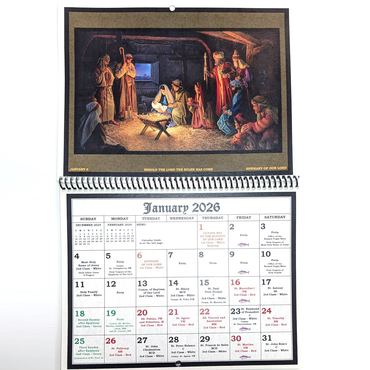2026 Traditional Catholic Latin Mass Liturgical Calendar