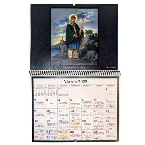 2025 Traditional Catholic Latin Mass Liturgical Calendar – Latin Mass