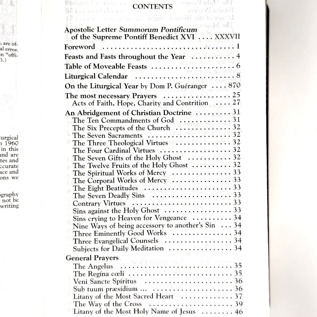 Baronius Press 1962 Latin Mass Daily Missal – Latin Mass Helper Store