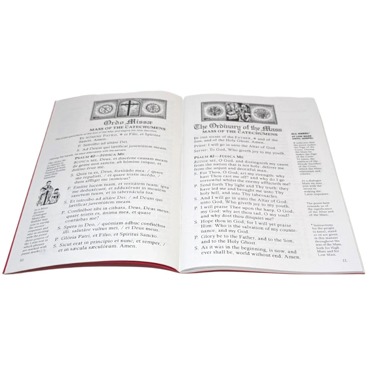 Latin Mass Red Booklet Missal (Latin/English Missalette)