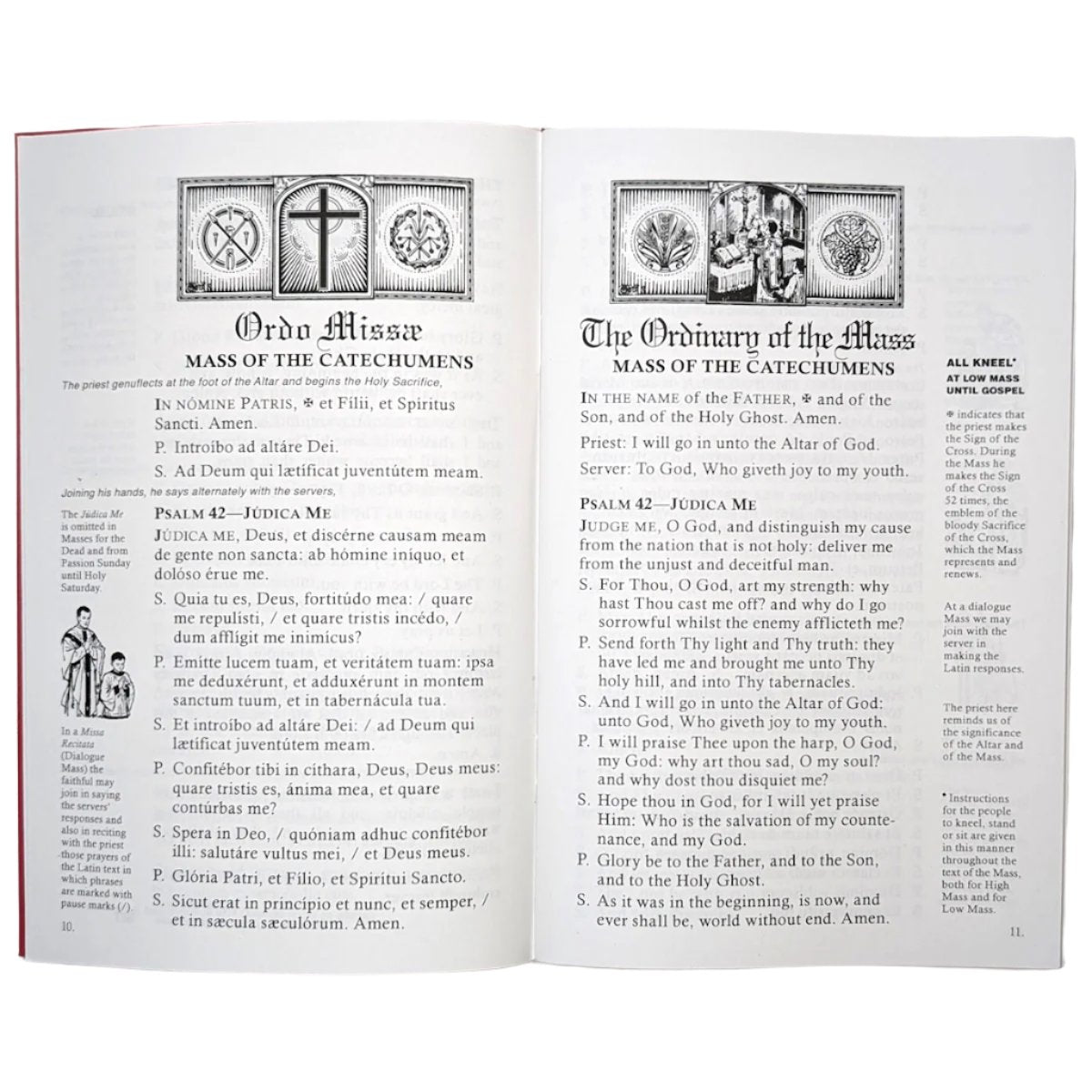 Latin Mass Red Booklet Missal (Latin/English Missalette)