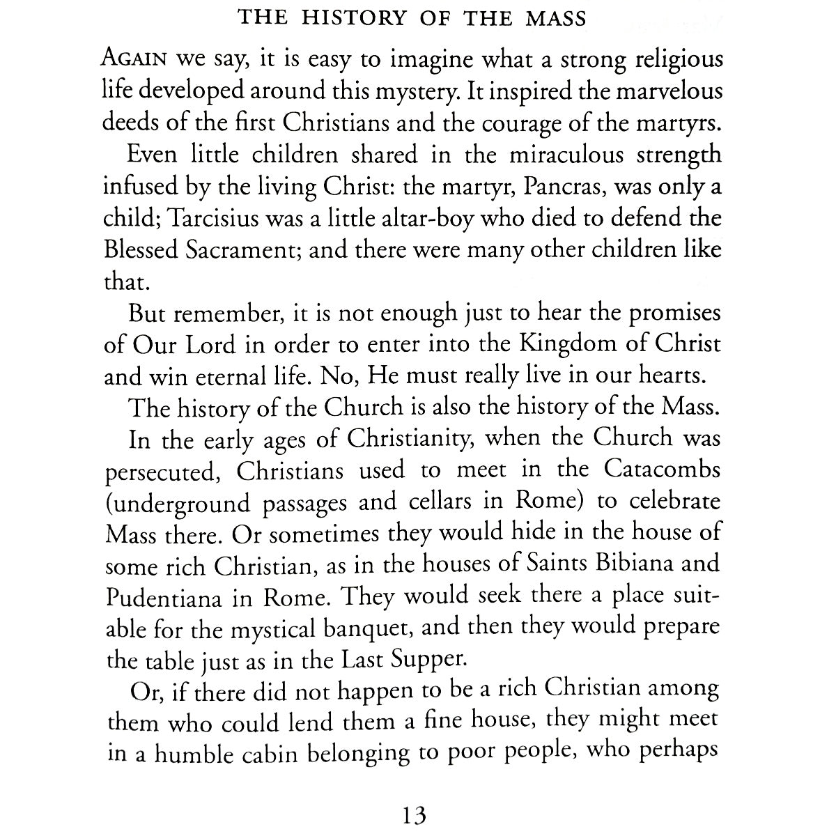 The Mass Explained to Children – Latin Mass Helper Store